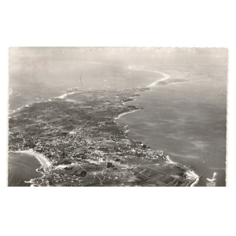 PRESQU'ILE DE QUIBERON: vue générale vue aérienne 10X15 - très bon état