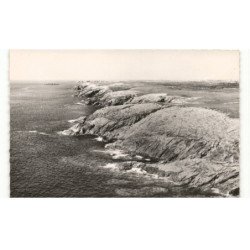 PRESQU'ILE DE QUIBERON: la côte sauvage devant kerné vue aérienne 10X15 - très bon état