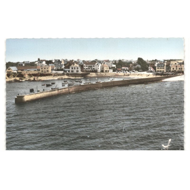 PRESQU'ILE DE QUIBERON: le port aérienne 10X15 - très bon état
