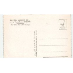 PRESQU'ILE DE QUIBERON: le vivier (la côte sauvage) vue aérienne 10X15 - très bon état