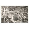PLEUCADEUC: l'église et le bourg vue aérienne 10X15 - très bon état