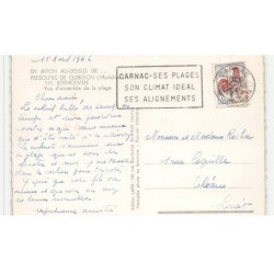 KERMORVAN: vue d'ensemble de la plage vue aérienne 10x15 - très bon état