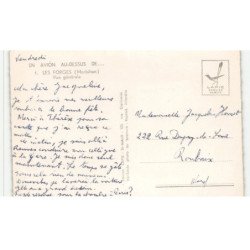 LES FORGES: vue générale vue aérienne 10x15 - très bon état