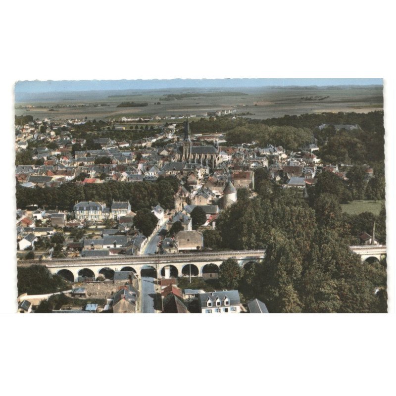 BONNEVAL: vue panoramique vue aérienne 10x15 - très bon état
