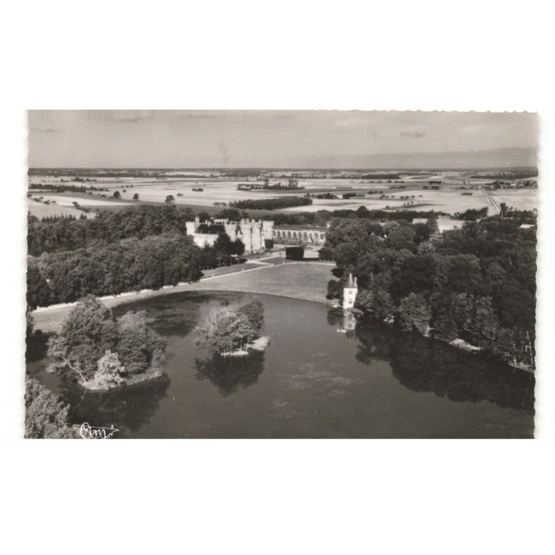 VILLEBON: le château vue aérienne 10x15 - très bon état