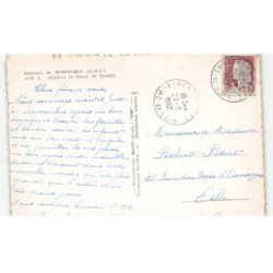environs de SENONCHES: château et etang de tardais vue aérienne 10x15 - très bon état