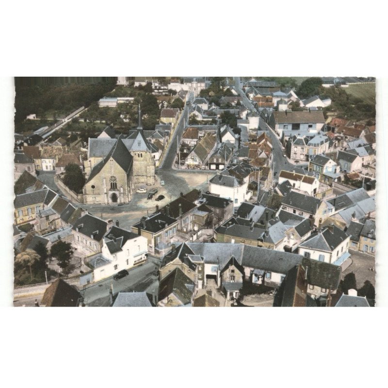 VOVES: vue générale vue aérienne 10x15 - très bon état
