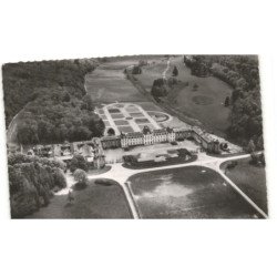 environs de LA LOUPE: château des vaux vue aérienne 10x15 - très bon état