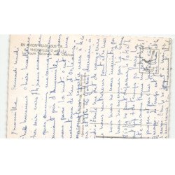 YMONVILLE: la route nationale vers chartres vue aérienne 10x15 - très bon état