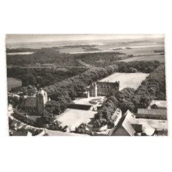 BOULLAY-THIERRY: château, société usinor groupe A colonie de vacances vue aérienne 10x15 - très bon état