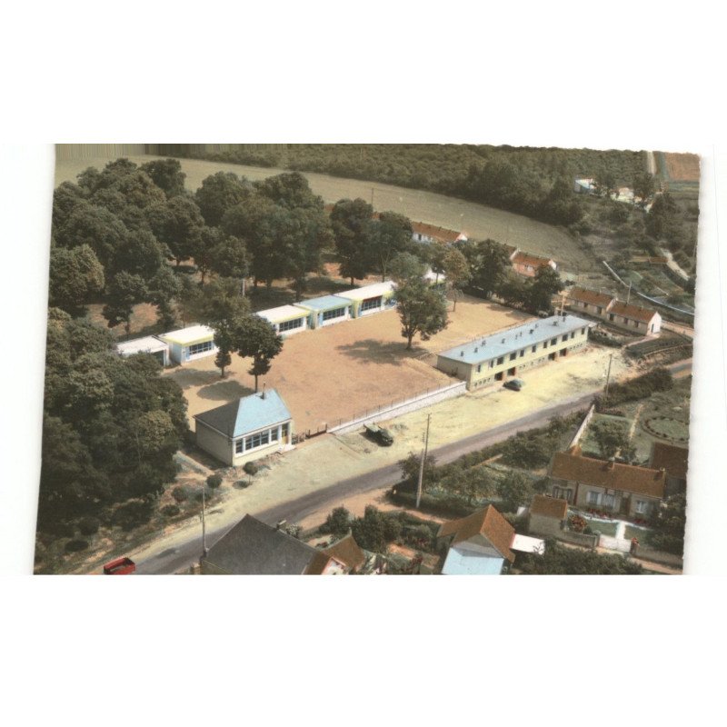 BREZOLLES: le groupe scolaire vue aérienne 10x15 - très bon état