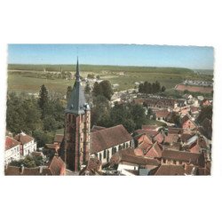 SENONCHES: l'église vue aérienne 10x15 - état