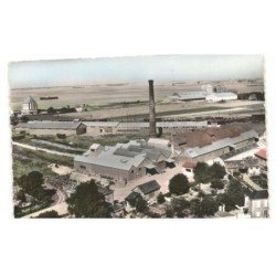 VOVES: l'usine des engrais de roubaix vue aérienne 10x15 - très bon état