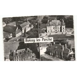 BOISSY-les-PERCHE: la cour petral boulay saint-clair mesnil courangère vue aérienne 10x15 - très bon état