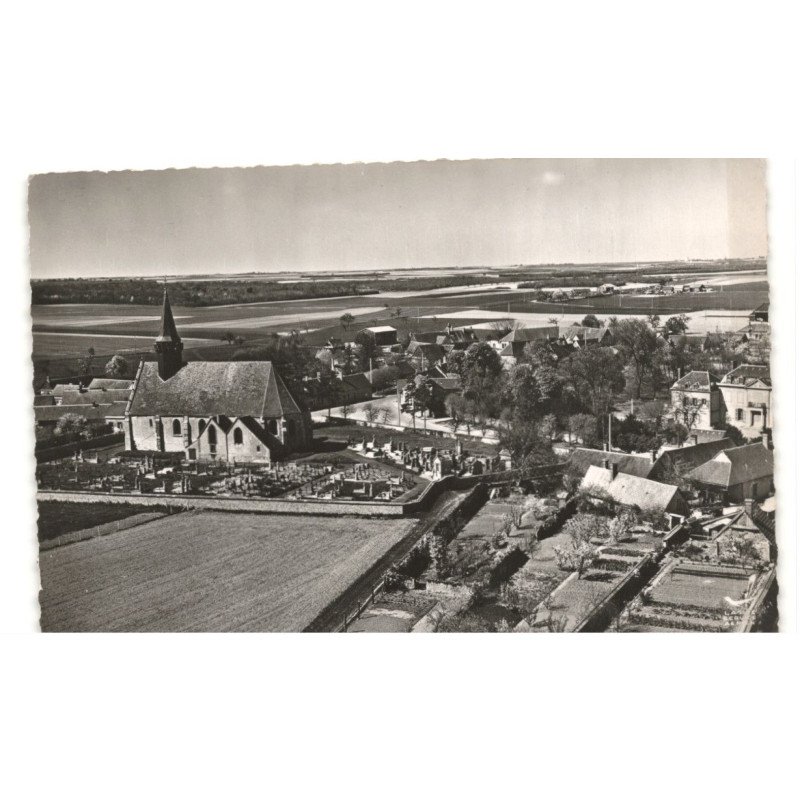 BAILLEAU-L'EVEQUE: vue générale vue aérienne 10x15 - très bon état