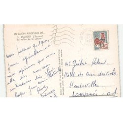 ECLUSIER: la vallée de la somme vue aérienne 10x15 - très bon etat