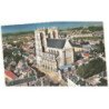 CORBIE: l'église abbatiale saint-pierre de corbie vue aérienne 10x15 - très bon etat