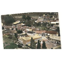 DOMART-en-PONTHIEU: école des filles vue aérienne 10x15 - très bon etat