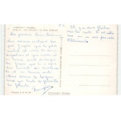 GUENANGE: la place saint-benoit vue aérienne 10x15 - très bon état