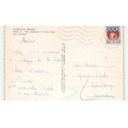 FLORANGE: rue nationale et oury sud vue aérienne 10x15 - très bon état