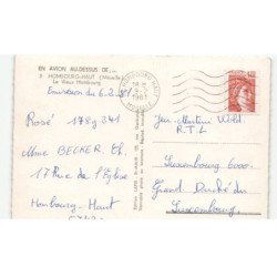 HOMBOURG-HAUT: le vieux hombourg vue aérienne 10X15 - très bon état