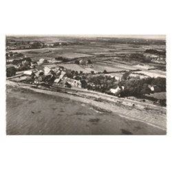 POINTE de SAINT-JACQUES: village et plage de roaliguen vue aérienne 10X15 - très bon état