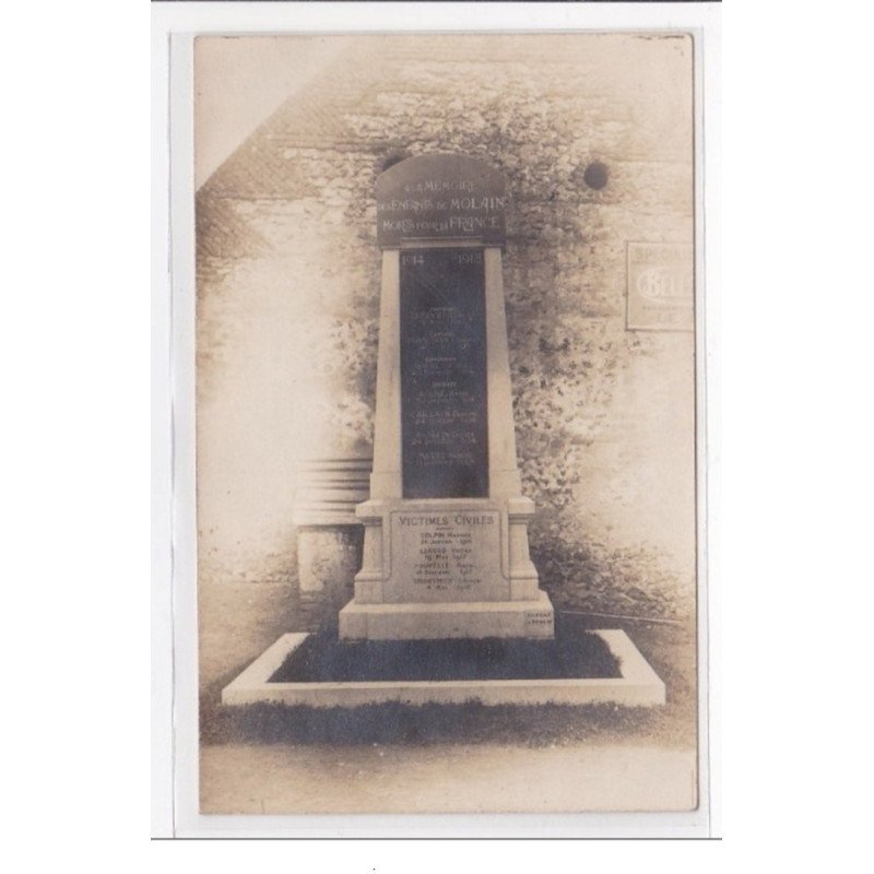 MOLAIN : monument aux morts - tres bon etat