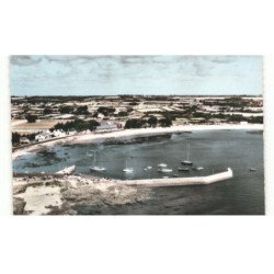 POINTE-SAINT-JACQUES: le port et la plage vue aérienne 10X15 - très bon état