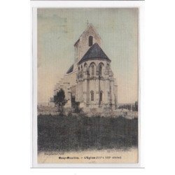 MEZY-MOULINS : l'eglise (XIIe a XIIIe siecle) (toillée) - tres bon etat