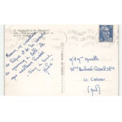 LE PALAIS-BELLE-ILE: le bassin et le fort vauban vue aérienne 10X15 - très bon état