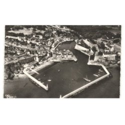 LE PALAIS-BELLE-ILE: la citadelle et son avant-port vue aérienne 10X15 - très bon état