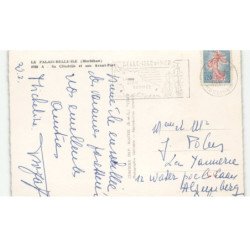 LE PALAIS-BELLE-ILE: la citadelle et son avant-port vue aérienne 10X15 - très bon état