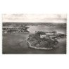 LARMOR-BADEN: ile de berder en second plan vue aérienne 10X15 - très bon état