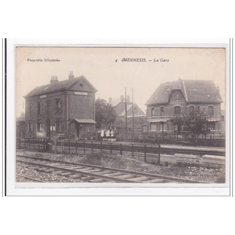 MENNESIS : la gare - tres bon etat