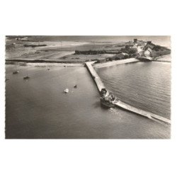 ILE-D'ARZ: le débarcadère vue aérienne 10X15 - très bon état