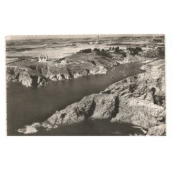 BELLE-ILE-en-MER: COULPHAR: le port et la plage la plage vue aérienne 10X15 - très bon état