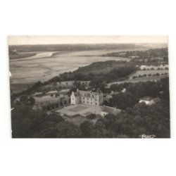 BEGANNE: château de trégouët et la vallée de la vilaine vue aérienne 10X15 - très bon état