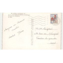 SAINT-PIERRE-QUIBERON: presqu'ile de quiberon, le port vue aérienne 10X15 - très bon état