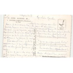 SAINT-PIERRE-QUIBERON: le port vue aérienne 10X15 - très bon état