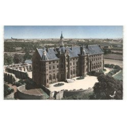 PLOUFARNEL: abbaye des benedictins saint-michel de kergonan vue aérienne 10X15 - très bon état