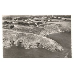 SAINT-GILDAS-de-RHUYS: pointe du grand-mont vue aérienne 10X15 - très bon état