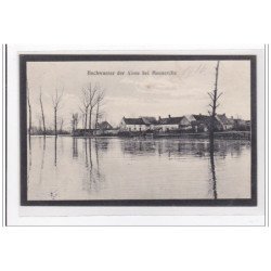 MENNEVILLE : hochwasser des aisne bei menneville - tres bon etat