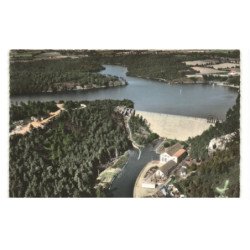SAINT-AIGNAN: barrage de guerlédan vue aérienne 10X15 - très bon état