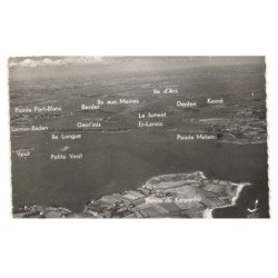 MORBIHAN: le golf du morbihan vue aérienne 10X15 - très bon état