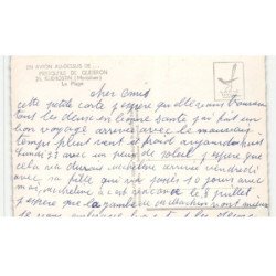 KERHOSTIN: la plage vue aérienne 10x15 - très bon état