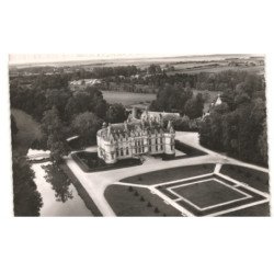 SAINT-SYMPHORIEN: château d'esclimont vue aérienne 10x15 - très bon état