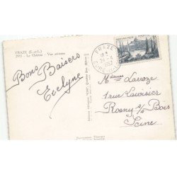 FRAZE: le château: vue aérienne 10x15 - très bon état