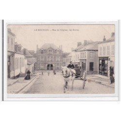 LE NOUVION : rue de l'eglise, les ecoles - très bon état