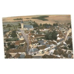 BREZOLLES: le centre vue aérienne 10x15 - très bon état