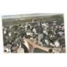 FRESNAY-L'EVEQUE: place de l'église vue aérienne 10x15 - très bon état